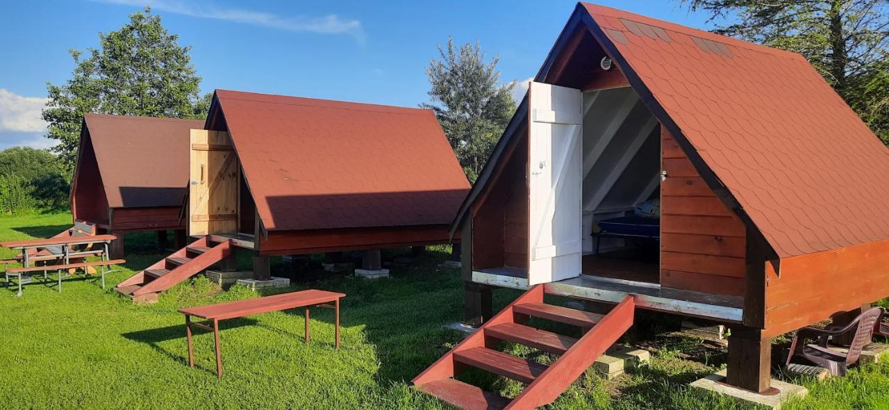 Szalasy Drewniane Nad Rzeka Biebrza Goniądz Extérieur photo